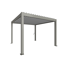 Pergola Gr. 3,5 x 3,5 quarzgrau 367,5 x 367,5 cm
