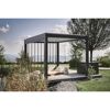 Pergola mit Lounge-Möbeln