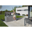 Gartenbox 'StyleBox 170 X-Design' quarzgrau-metallic 170 x 81 x 70 cm