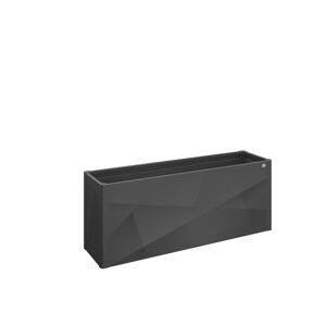 Pflanzbeet 'Belvedere' dunkelgrau-metallic 201 x 53 x 77 cm
