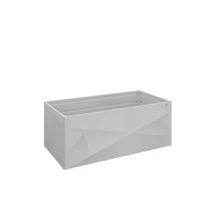 Hochbeet silber-metallic 201 x 102 x 77 cm
