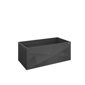 Hochbeet dunkelgrau-metallic 201 x 102 x 77 cm