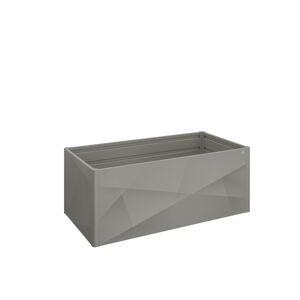 Hochbeet quarzgrau-metallic 201 x 102 x 77 cm