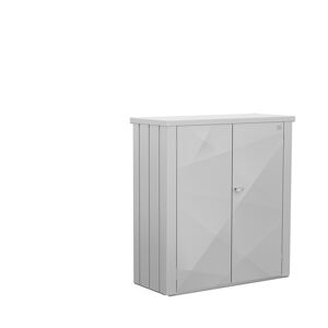 Terrassenschrank 'Romeo' Gr. M silber-metallic 132 x 57 x 140 cm