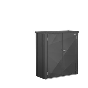 Terrassenschrank 'Romeo' Gr. M dunkelgrau-metallic 132 x 57 x 140 cm