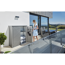 Terrassenschrank 'Romeo' Gr. M quarzgrau-metallic 132 x 57 x 140 cm