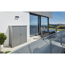 Terrassenschrank 'Romeo' Gr. M quarzgrau-metallic 132 x 57 x 140 cm