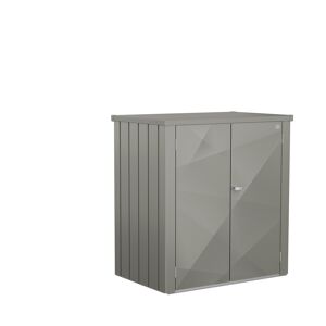 Terrassenschrank 'Romeo' Gr. L quarzgrau-metallic 132 x 87 x 140 cm