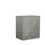 Terrassenschrank 'Romeo' Gr. L  quarzgrau-metallic 132 x 87 x 140 cm