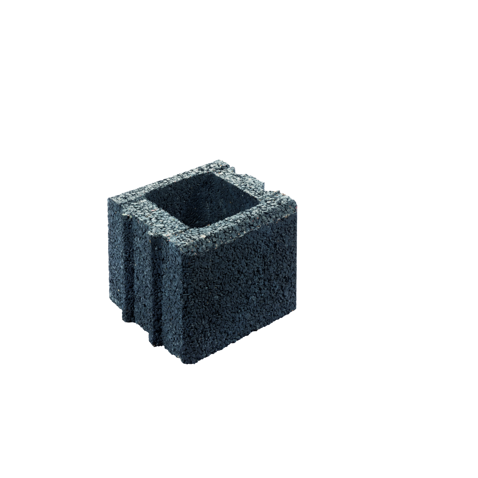 Mauerstein 'Planomur' anthrazit 25 x 25 x 20 cm