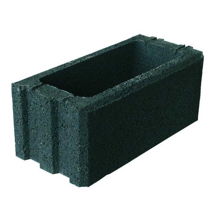 Mauerstein 'Bellamur' anthrazit 50 x 25 x 20 cm