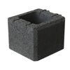 Mauerstein 'Planomur' anthrazit 25 x 25 x 20 cm