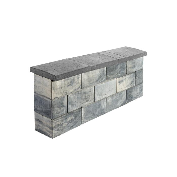Lusit Mauerstein �Bellamur Mini� 40 x 20 x 16,5 cm grau