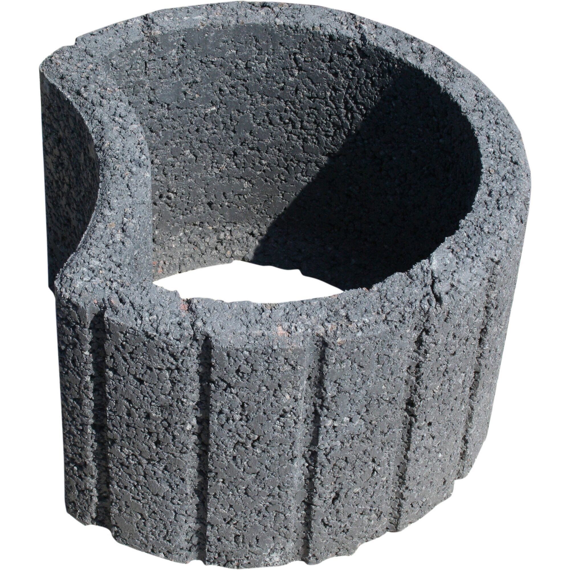 Anthrazitfarbener Pflanzring