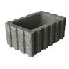 Grauer Betonstein Rasterflor 60 x 40 x 25 cm