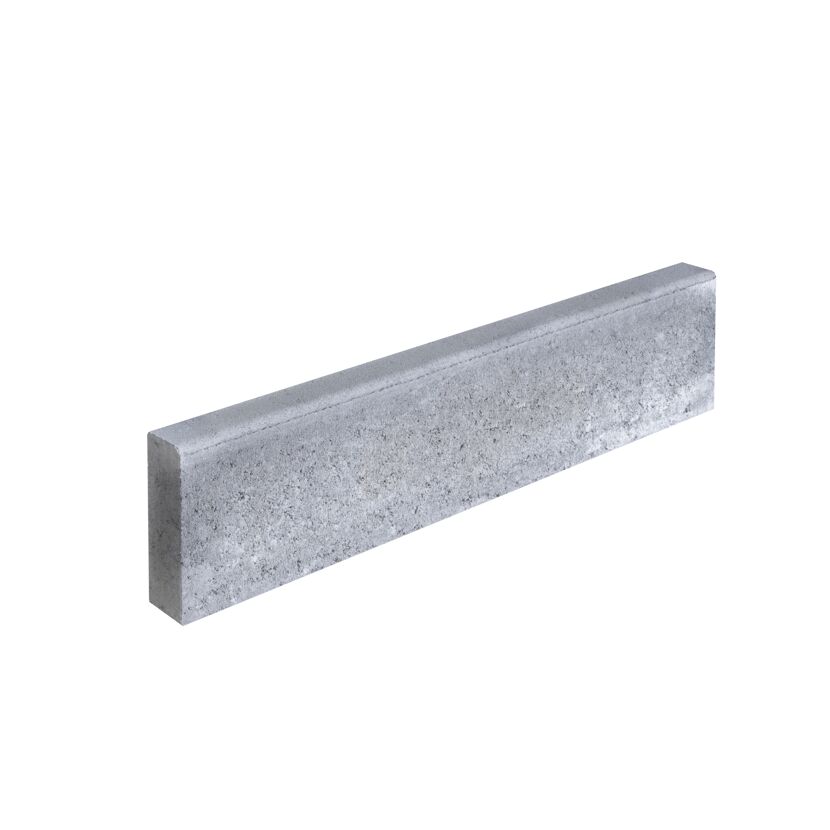 Grauer Beton Tiefbordstein