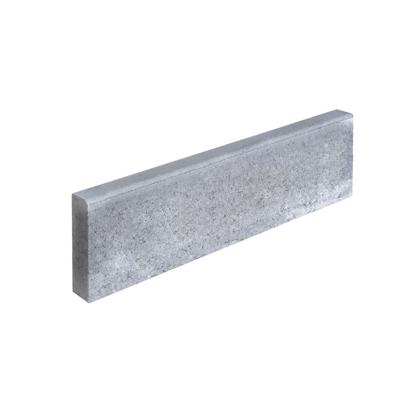 Grauer Beton Tiefbordstein