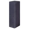 Anthrazitfarbene Rechteck Palisade 40 x 16,5 x 12 cm