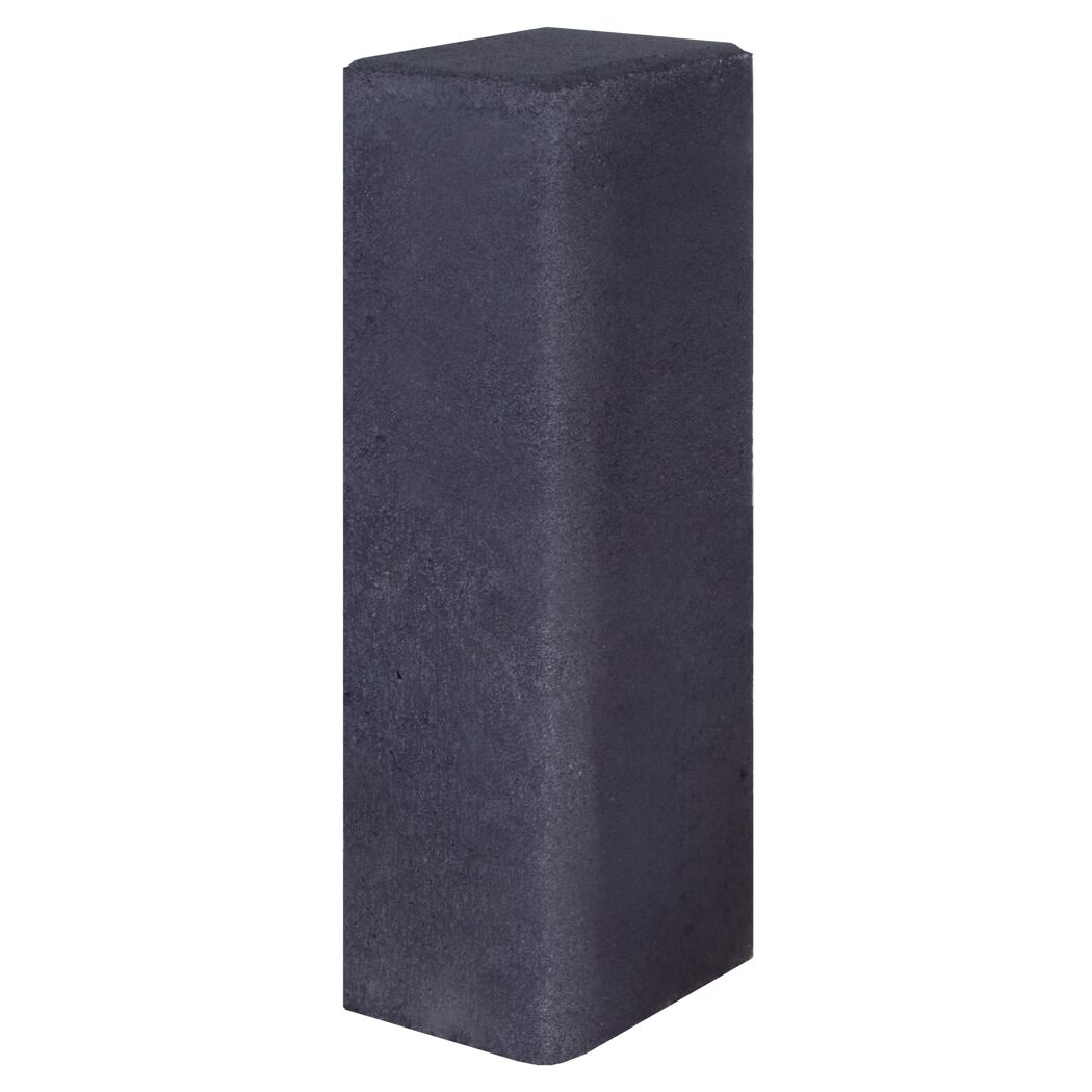 Anthrazitfarbene Rechteck Palisade 40 x 16,5 x 12 cm