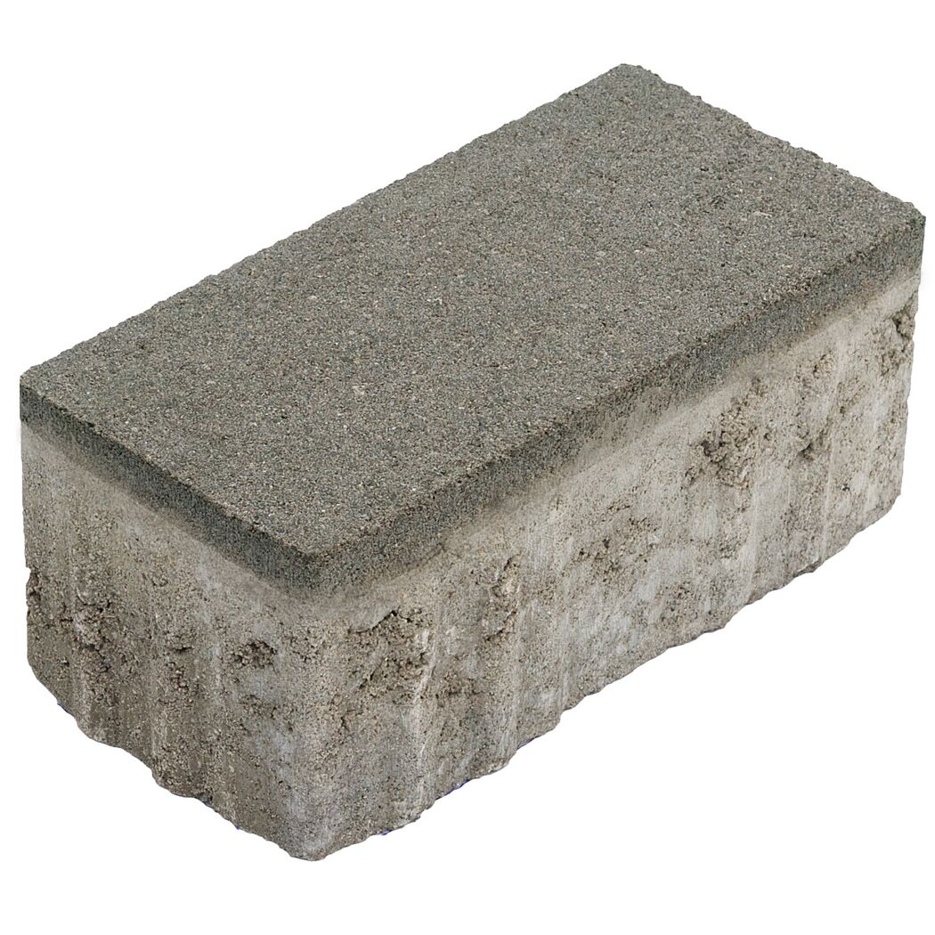 Grauer Betonstein