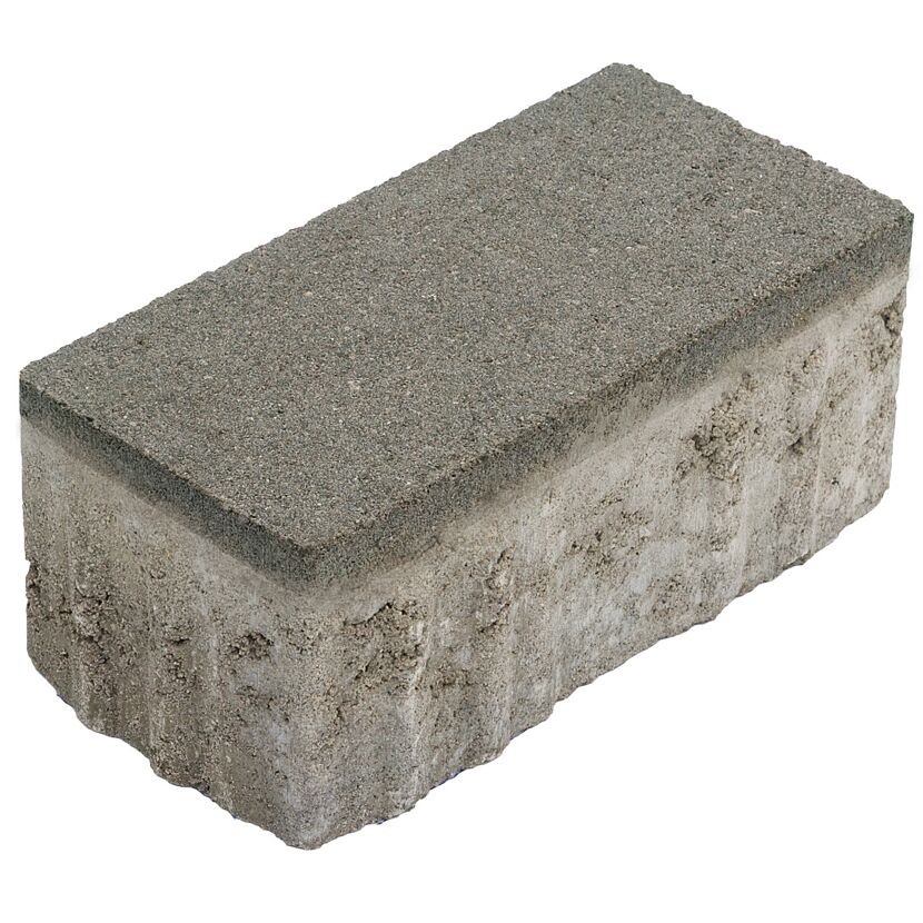 Grauer Betonstein