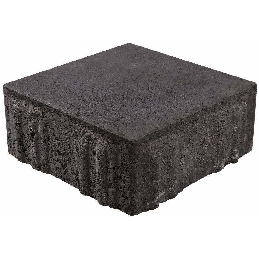 Quadratischer anthraziter Drainagestein
