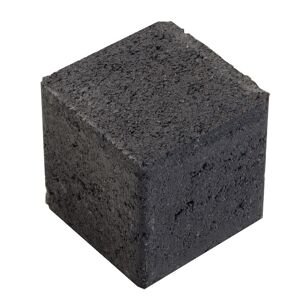 Rasengitterfüllstein schwarz 8,2 x 8,2 x 8 cm