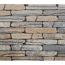 Mauer aus Grauwacke Steinen