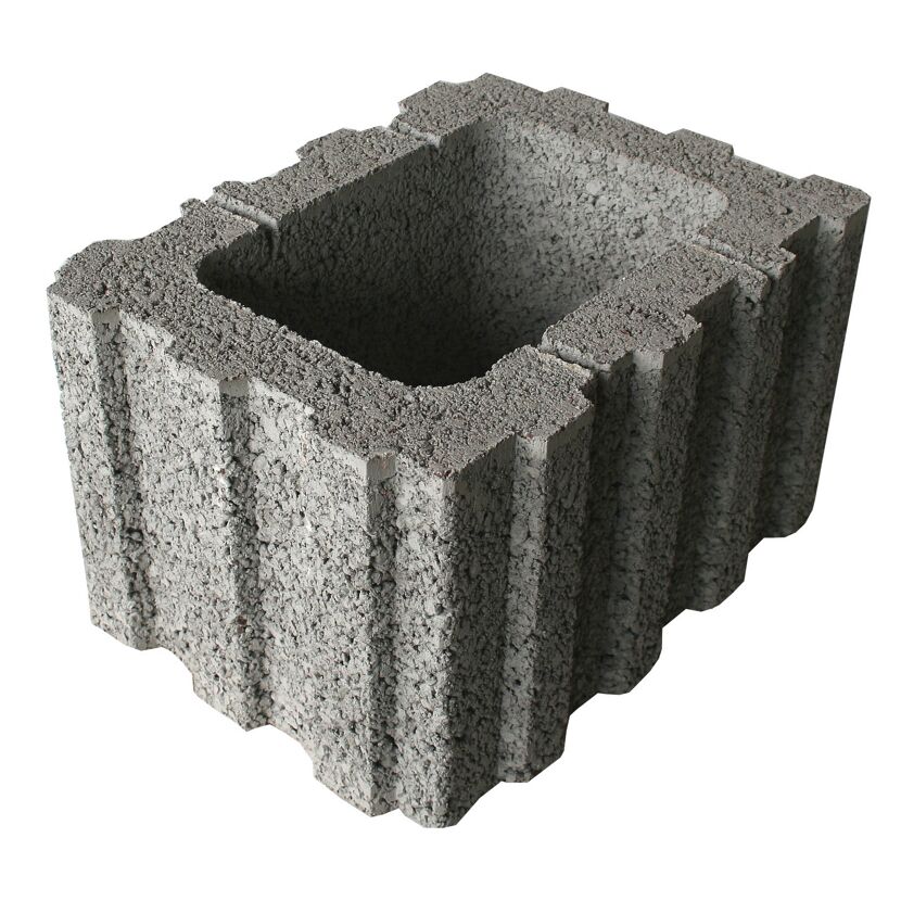 Grauer Betonstein Ratioflor 30 x 40 x 25 cm