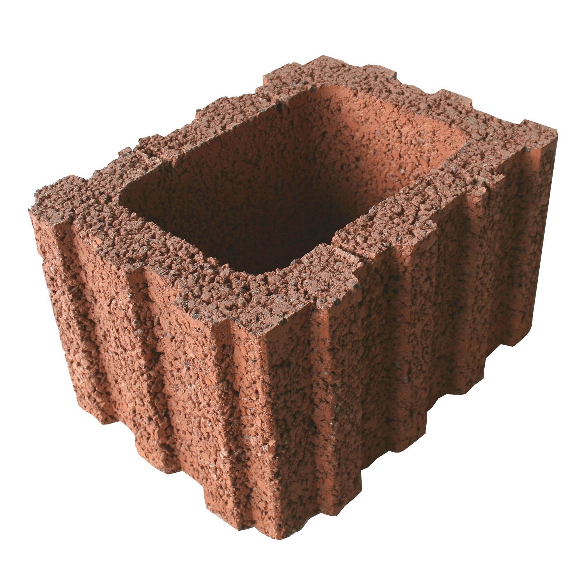 Brauner Betonstein Ratioflor Mauer 30x40x25