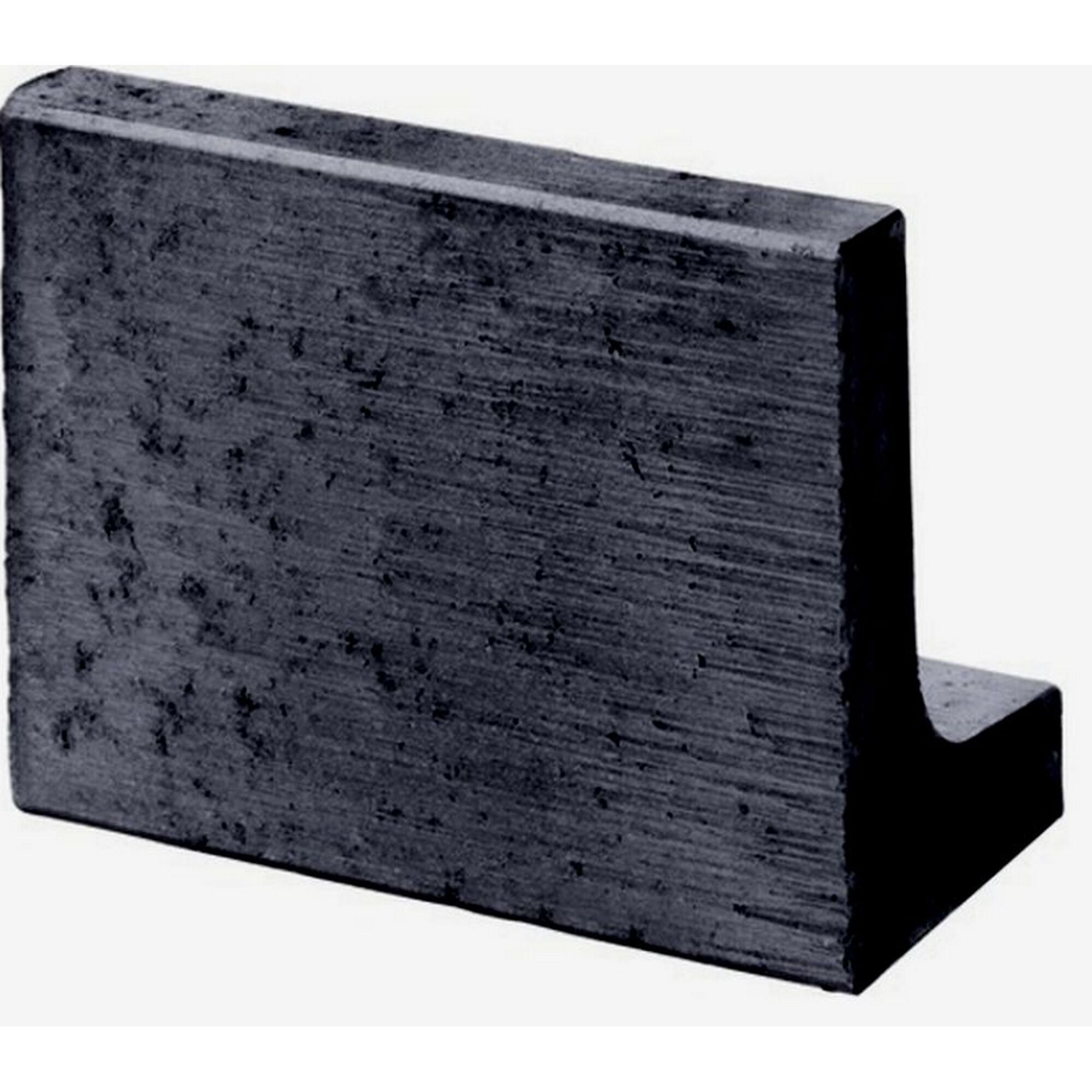 Anthrazitfarbener L-Stein