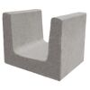 Grauer U-Stein 40x50x40 cm