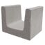Grauer U-Stein 40x50x40 cm