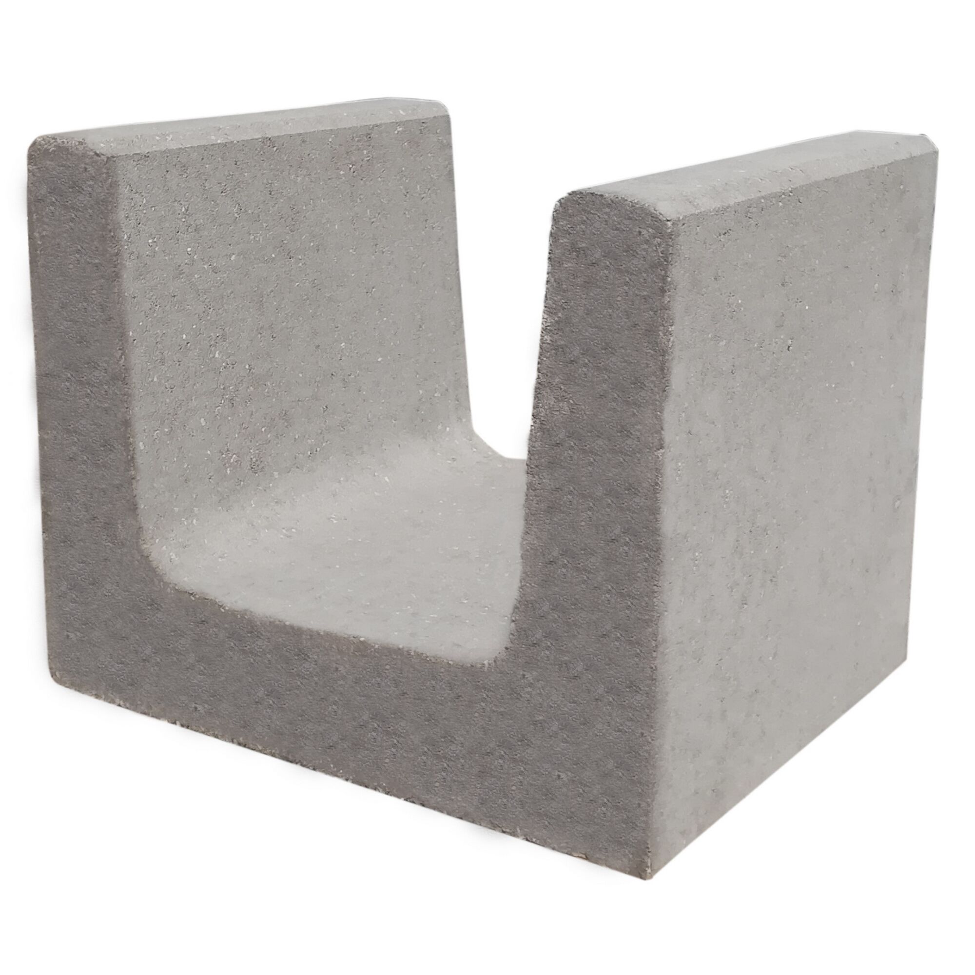 Grauer U-Stein 40x50x40 cm