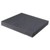 Anthrazitfarbene Gartenplatte 50 x 50 x 5 cm
