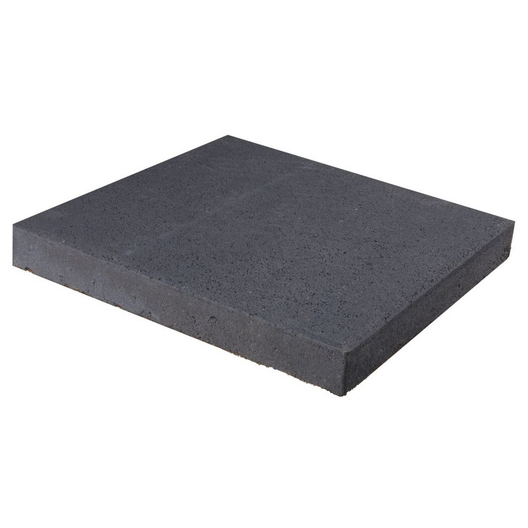 Anthrazitfarbene Gehwegplatte 40 x 40 cm