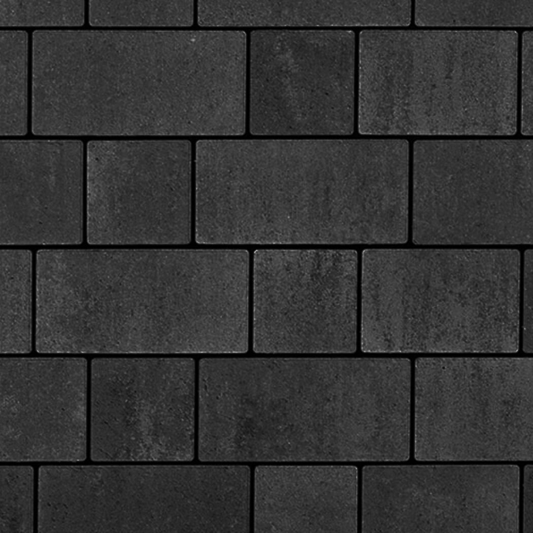 Pflasterstein 'Lille' anthrazit Formatmix