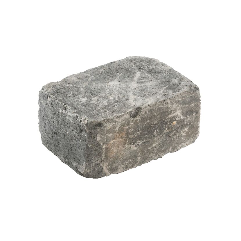 Mauerstein 'T-Wall Aged Big' Beton basaltfarben 28 x 21 x 14 cm