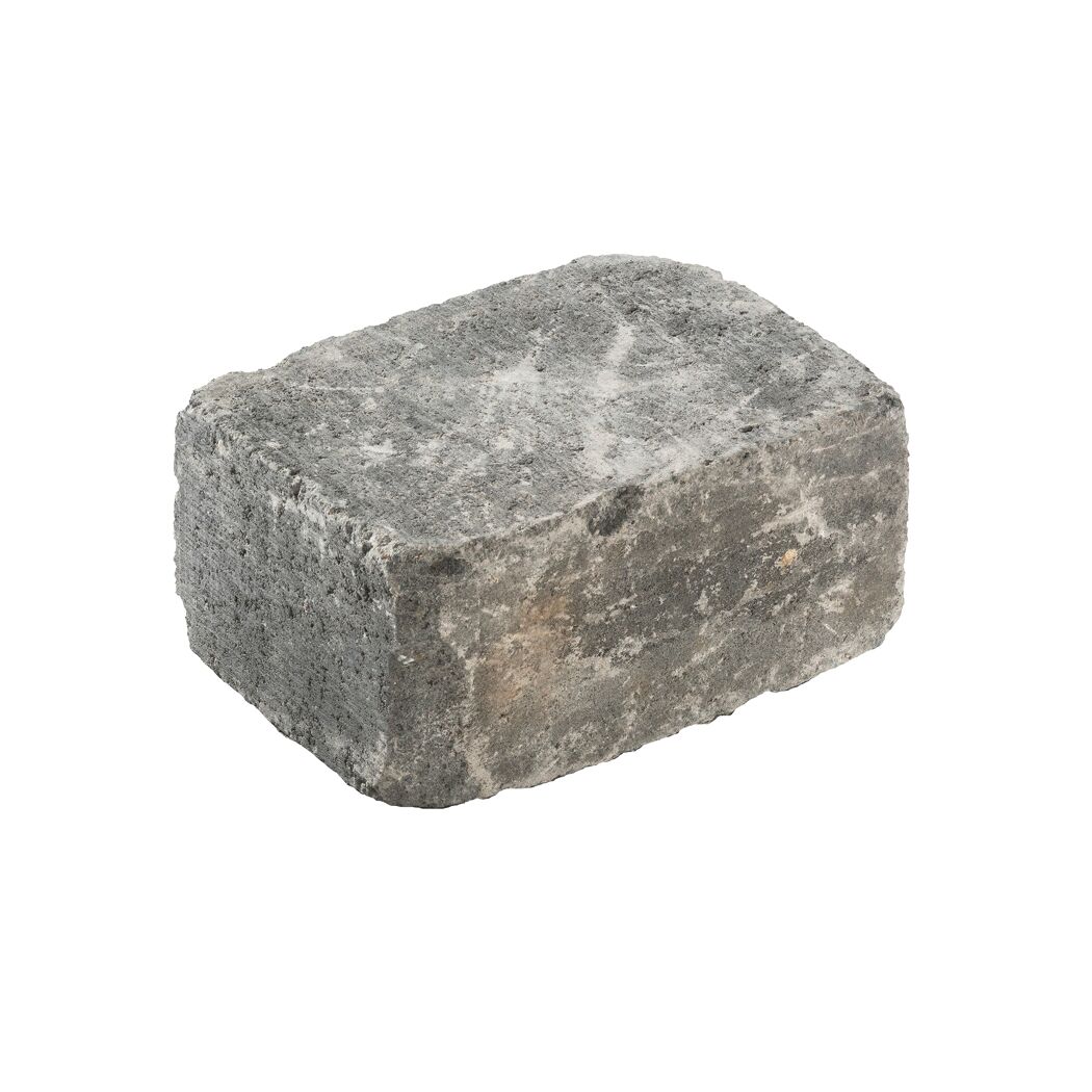 Mauerstein 'T-Wall Aged Big' Beton basaltfarben 28 x 21 x 14 cm
