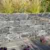 Mauerstein 'T-Wall Aged Big' Beton basaltfarben 28 x 21 x 14 cm