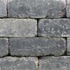 Mauerstein 'T-Wall Aged Big' Beton basaltfarben 42 x 21 x 14 cm