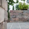 Mauerstein 'T-Wall Aged Big' Beton herbstlaubfarben 28 x 21 x 14 cm