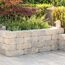 Mauerstein 'T-Wall Aged Big' Beton muschelkalkfarben 28 x 21 x 14 cm