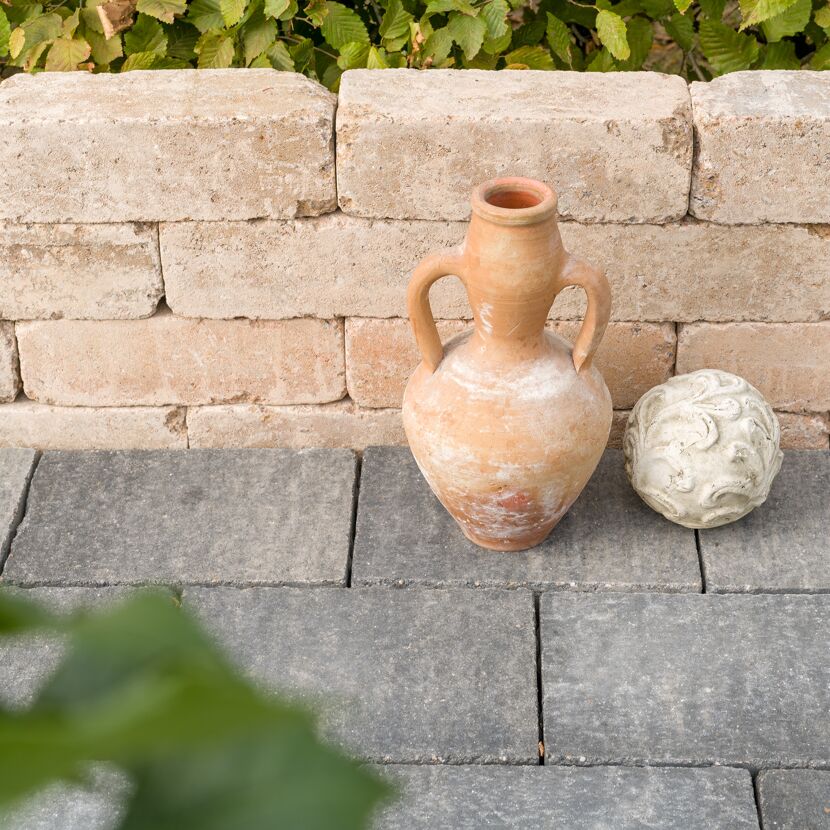 Mauerstein 'T-Wall Aged Pico' Beton  30 x 10 x 10 cm