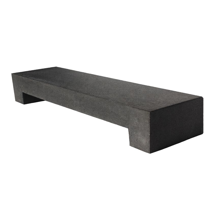 Hohlblockstufe Beton anthrazit 100 x 32 x 16