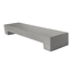 Verkleinertes Bild von Hohlblockstufe Beton grau 100 x 32 x 16