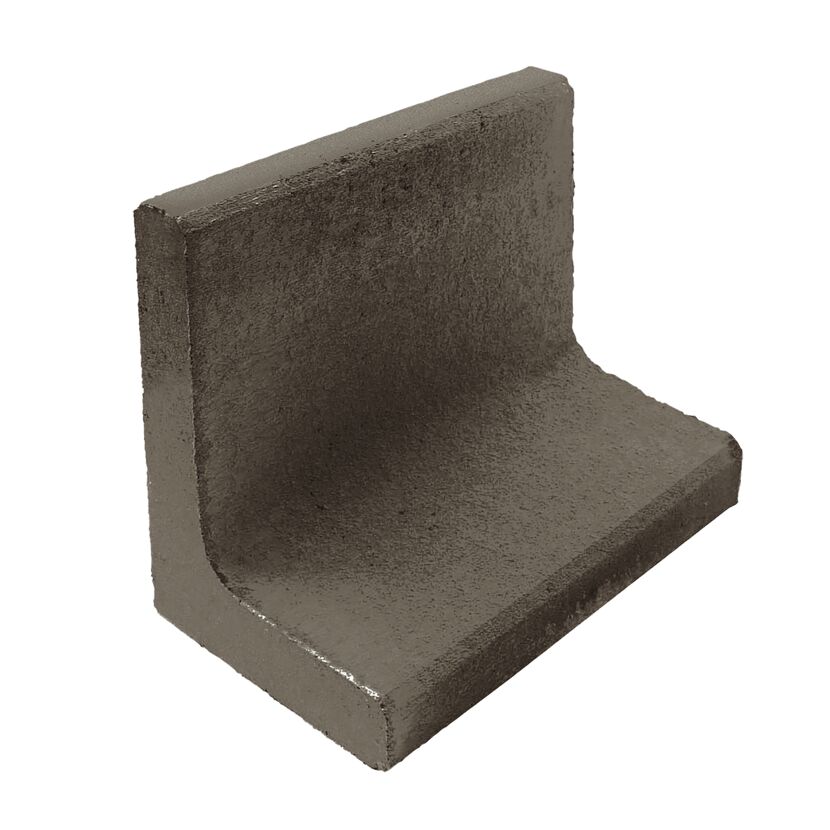 L-Stein Beton anthrazit 40 x 50 x 30 x 7 cm