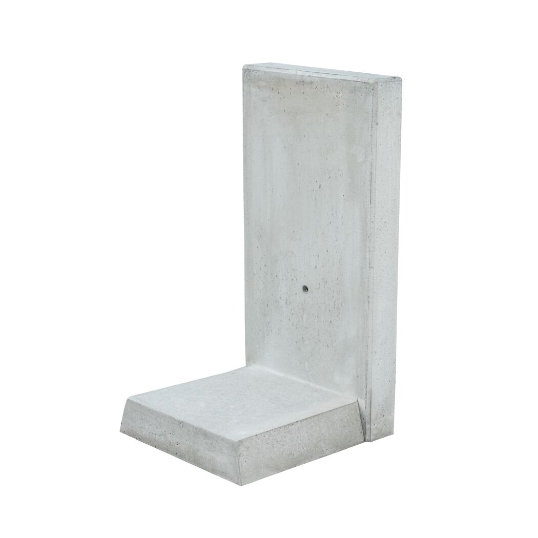 L-Stein Beton bewehrt grau 105 x 50 x 60 x 12 cm