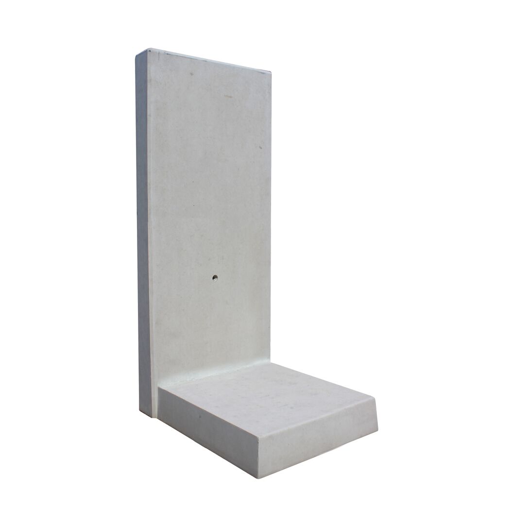L-Stein Beton bewehrt grau 180 x 50 x 100 x 12 cm