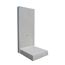L-Stein Beton bewehrt grau 180 x 50 x 100 x 12 cm